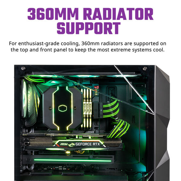Cooler Master MasterBox TD500 Mesh ARGB E-ATX Mid Tower Case
